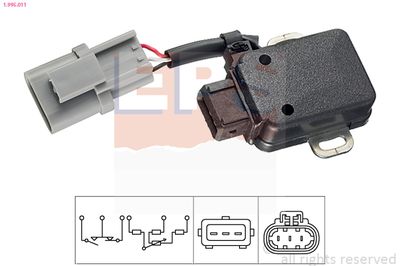 Sensor, throttle position EPS 1.995.011