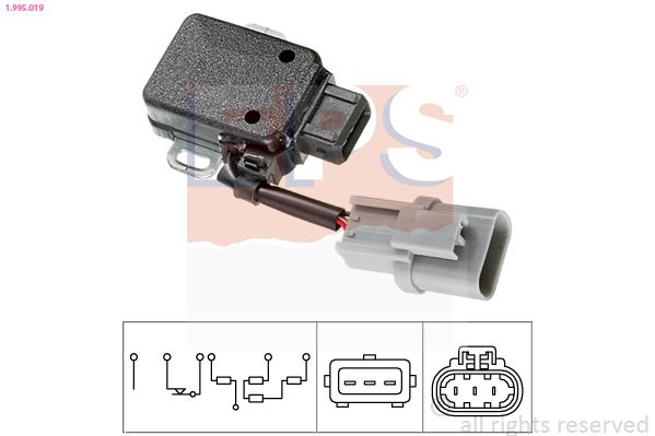 EPS 1.995.019 Sensor, throttle position