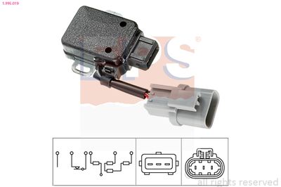Sensor, throttle position EPS 1.995.019