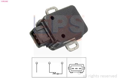 Sensor, throttle position EPS 1.995.062