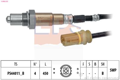 Lambda Sensor EPS 1.998.332
