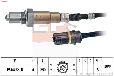 Lambda Sensor EPS 1.998.352