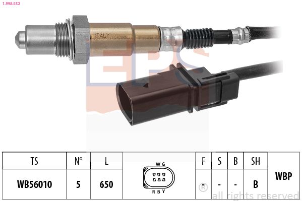 EPS 1.998.552 Lambda Sensor