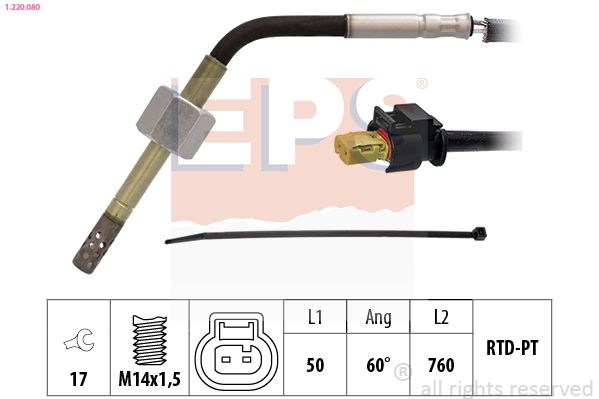 EPS 1.220.080 Sensor, exhaust gas temperature