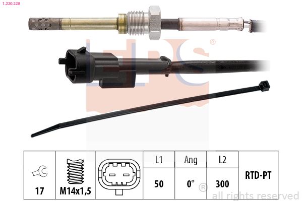 EPS 1.220.228 Sensor, exhaust gas temperature