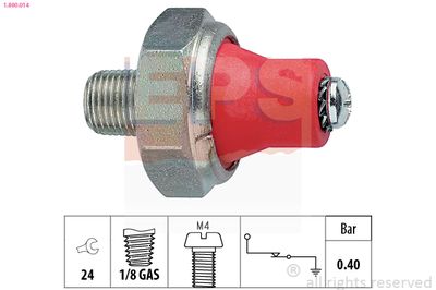 Oil Pressure Switch EPS 1.800.014