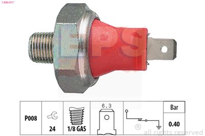 Oil Pressure Switch EPS 1.800.017