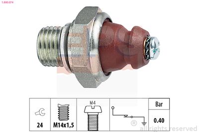 Oil Pressure Switch EPS 1.800.074