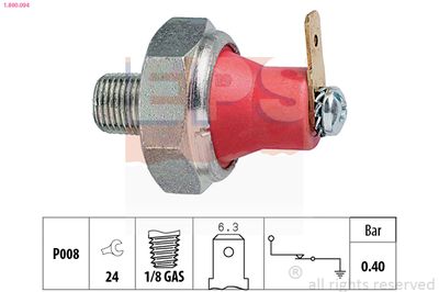 Oil Pressure Switch EPS 1.800.094