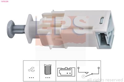 Switch, clutch control (cruise control) EPS 1.810.226
