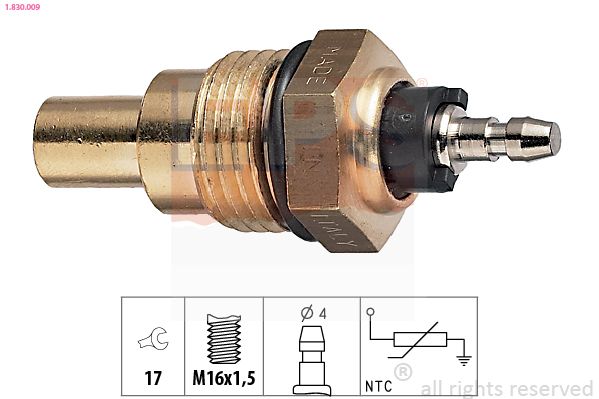 EPS 1.830.009 Sensor, coolant temperature