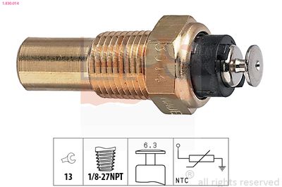 Sensor, coolant temperature EPS 1.830.014
