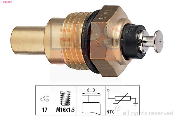 EPS 1.830.067 Sensor, coolant temperature