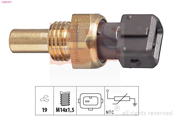 EPS 1.830.077 Sensor, coolant temperature