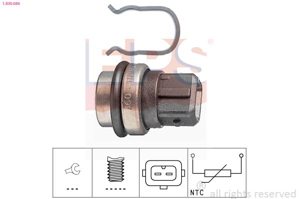 EPS 1.830.086 Sensor, coolant temperature