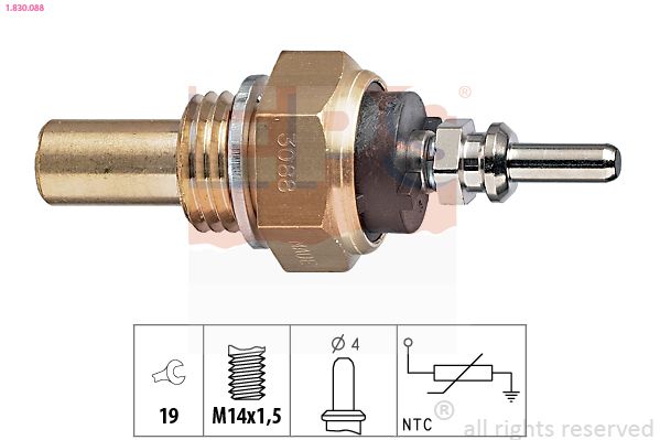 EPS 1.830.088 Sensor, coolant temperature