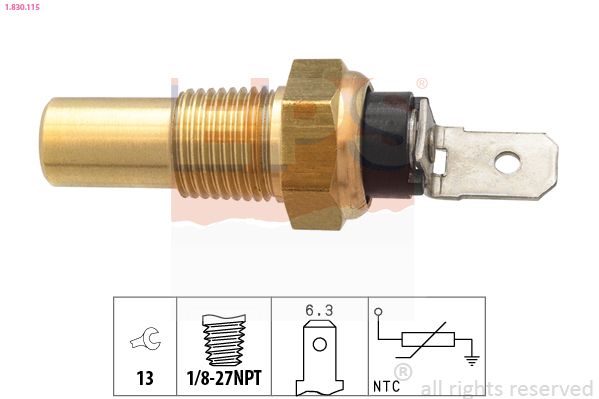 EPS 1.830.115 Sensor, coolant temperature