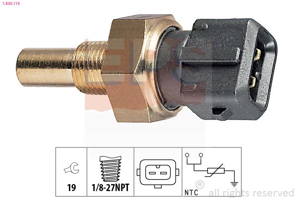EPS 1.830.119 Sensor, coolant temperature