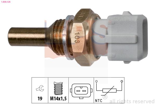 EPS 1.830.126 Sensor, coolant temperature