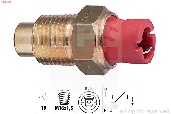 EPS 1.830.132 Sensor, coolant temperature