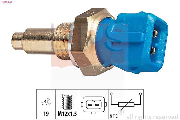 EPS 1.830.143 Sensor, coolant temperature