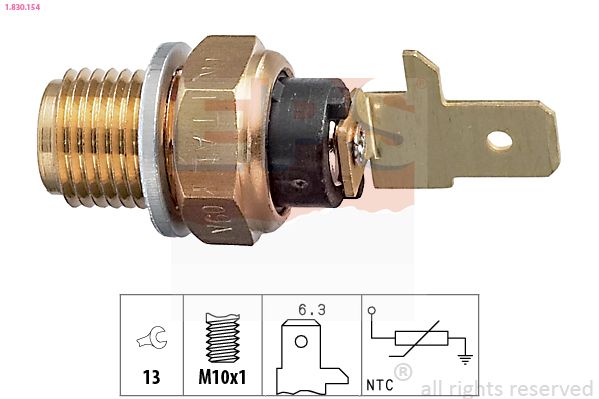 EPS 1.830.154 Sensor, oil temperature