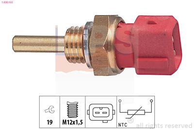 Sensor, coolant temperature EPS 1.830.155