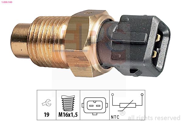 EPS 1.830.160 Sensor, coolant temperature