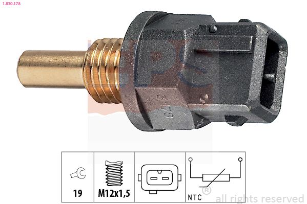 EPS 1.830.178 Sensor, coolant temperature