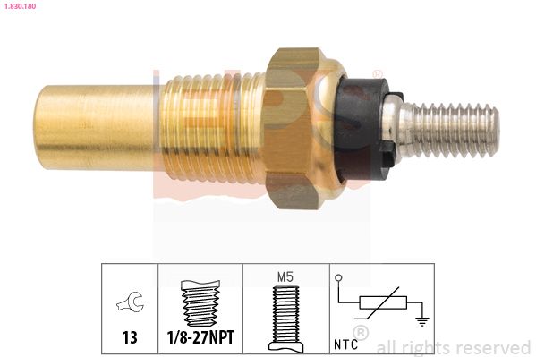 EPS 1.830.180 Sensor, coolant temperature