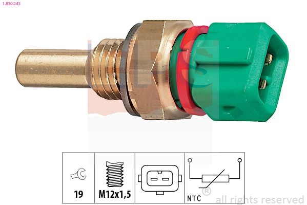 EPS 1.830.243 Sensor, coolant temperature