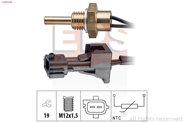 EPS 1.830.245 Sensor, coolant temperature