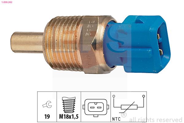 EPS 1.830.262 Sensor, coolant temperature
