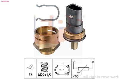 Sensor, coolant temperature EPS 1.830.278K