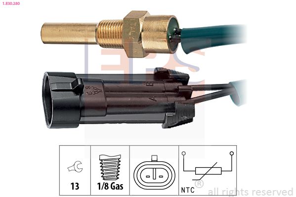 EPS 1.830.280 Sensor, coolant temperature