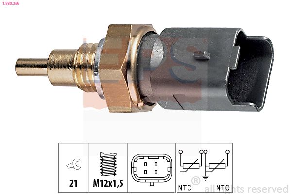 EPS 1.830.286 Sensor, coolant temperature