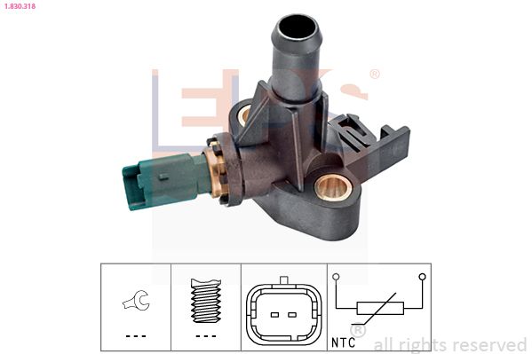 EPS 1.830.318 Sensor, coolant temperature