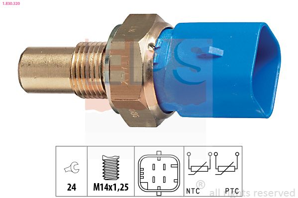EPS 1.830.320 Sensor, coolant temperature