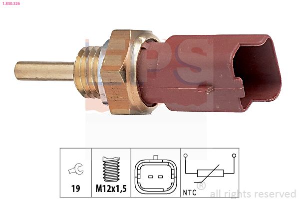 EPS 1.830.326 Sensor, coolant temperature