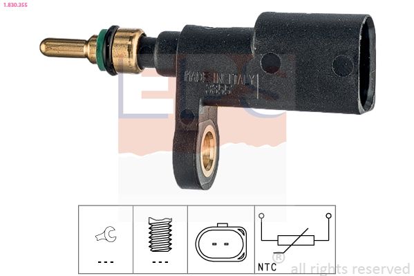 EPS 1.830.355 Sensor, coolant temperature