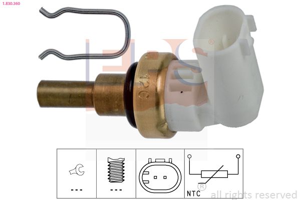 EPS 1.830.360 Sensor, coolant temperature