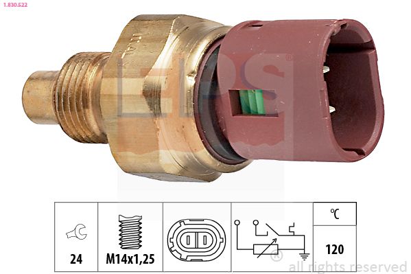 EPS 1.830.522 Sensor, coolant temperature