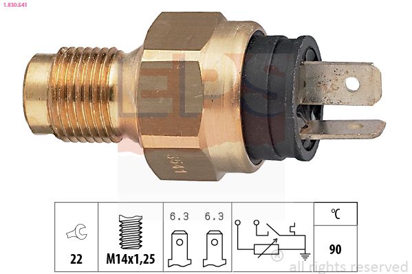 EPS 1.830.541 Sensor, coolant temperature