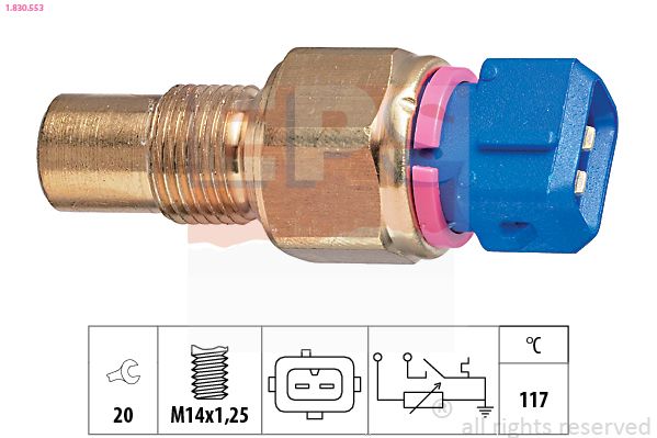 EPS 1.830.553 Sensor, coolant temperature