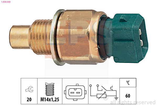 EPS 1.830.560 Sensor, coolant temperature