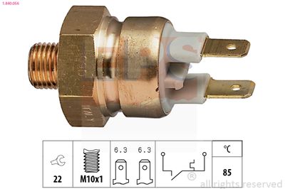 Temperature Switch, coolant warning lamp EPS 1.840.056