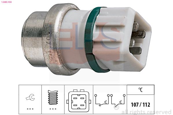 EPS 1.840.104 Temperature Switch, coolant warning lamp
