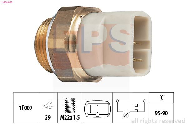 EPS 1.850.027 Temperature Switch, radiator fan
