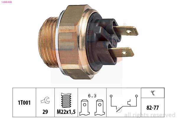 EPS 1.850.030 Temperature Switch, radiator fan