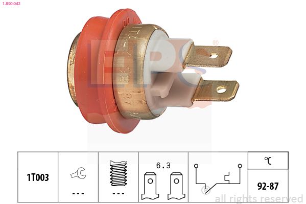 EPS 1.850.042 Temperature Switch, radiator fan
